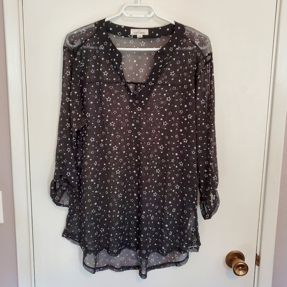 Nat & Bee Mesh Star Tunic - Size XL - Picture 1 of 4